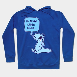 Sadboi hours - blue Hoodie